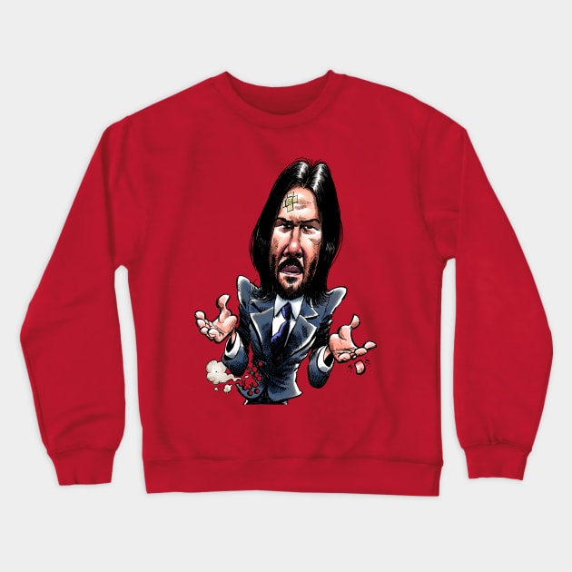 John Wick's Week Crewneck Sweatshirt by alexgallego